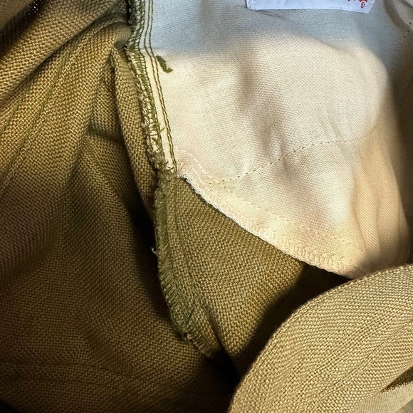 Vtg‎ Levi’s for Gals Sta-Prest Big E Avocado Green Pants Jeans 27" Waist NOS - Picture 10 of 11